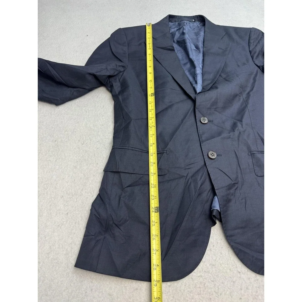 Suitsupply Blazer Mens 40 Blue Lazio Slim Wool Super 110s VBC Suit Jacket